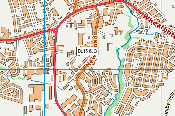 DL15 8LQ map - OS VectorMap District (Ordnance Survey)