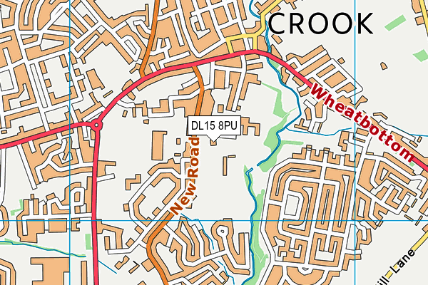 Glenholme Leisure Complex (Closed) map (DL15 8PU) - OS VectorMap District (Ordnance Survey)