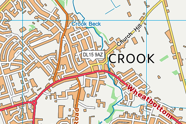 Map of CROOK STORES LTD at district scale