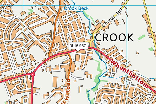 Map of CROOK SPICE LTD at district scale