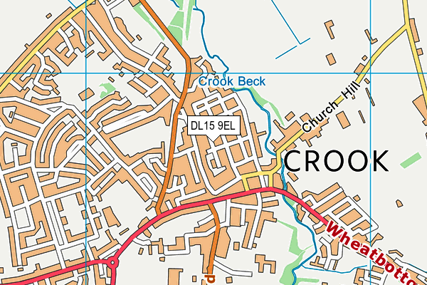 DL15 9EL map - OS VectorMap District (Ordnance Survey)