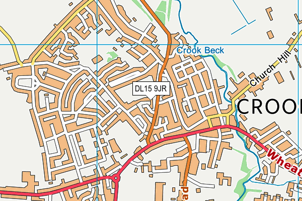 DL15 9JR map - OS VectorMap District (Ordnance Survey)