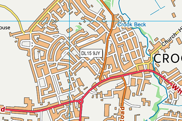 DL15 9JY map - OS VectorMap District (Ordnance Survey)