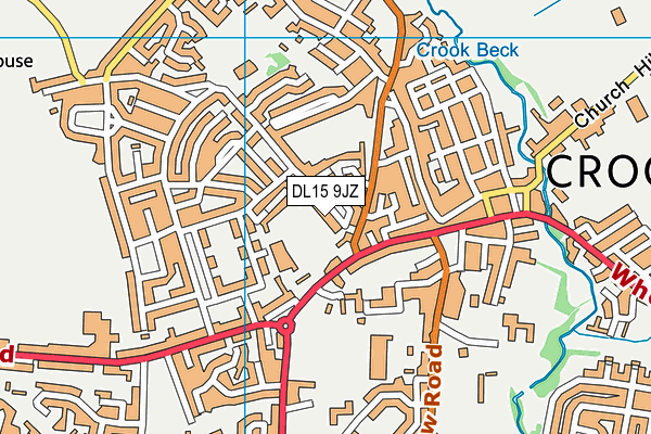 DL15 9JZ map - OS VectorMap District (Ordnance Survey)