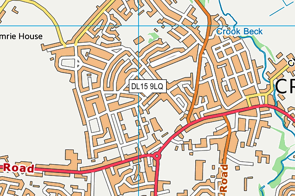 DL15 9LQ map - OS VectorMap District (Ordnance Survey)