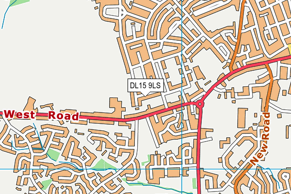 DL15 9LS map - OS VectorMap District (Ordnance Survey)