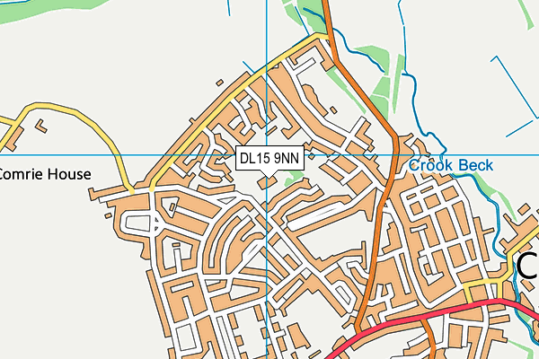 DL15 9NN map - OS VectorMap District (Ordnance Survey)