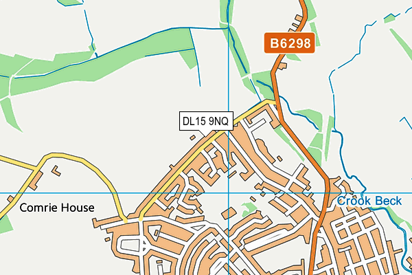 DL15 9NQ map - OS VectorMap District (Ordnance Survey)