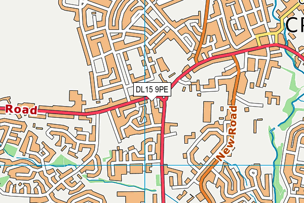 DL15 9PE map - OS VectorMap District (Ordnance Survey)