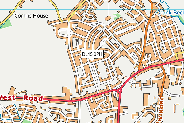 DL15 9PH map - OS VectorMap District (Ordnance Survey)