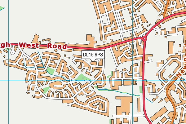 DL15 9PS map - OS VectorMap District (Ordnance Survey)
