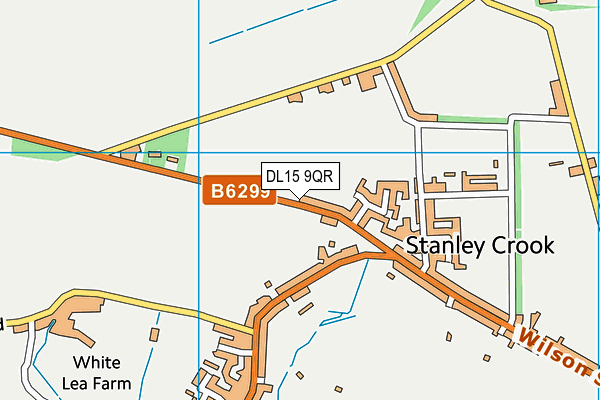 DL15 9QR map - OS VectorMap District (Ordnance Survey)