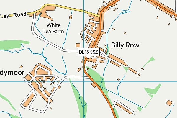 DL15 9SZ map - OS VectorMap District (Ordnance Survey)