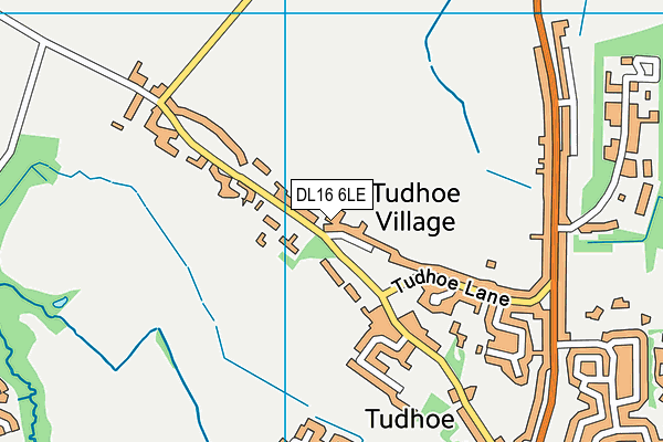 DL16 6LE map - OS VectorMap District (Ordnance Survey)