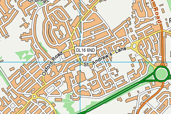 DL16 6ND map - OS VectorMap District (Ordnance Survey)