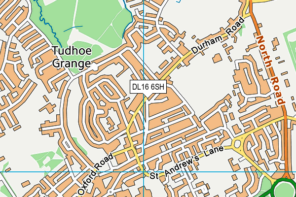 DL16 6SH map - OS VectorMap District (Ordnance Survey)