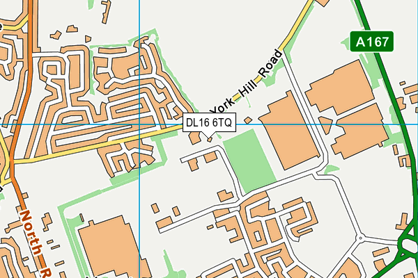 DL16 6TQ map - OS VectorMap District (Ordnance Survey)