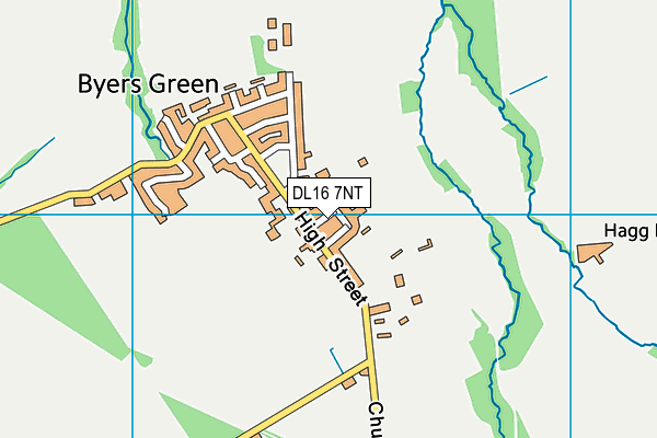 DL16 7NT map - OS VectorMap District (Ordnance Survey)