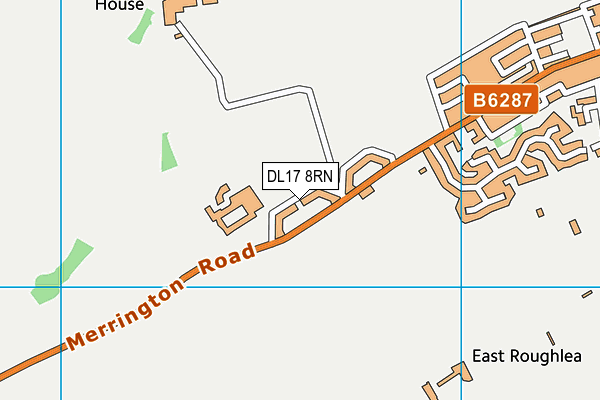 DL17 8RN map - OS VectorMap District (Ordnance Survey)