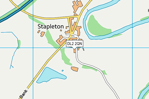 DL2 2QN map - OS VectorMap District (Ordnance Survey)