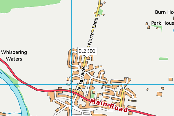 DL2 3EQ map - OS VectorMap District (Ordnance Survey)