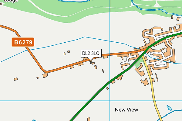 DL2 3LQ map - OS VectorMap District (Ordnance Survey)