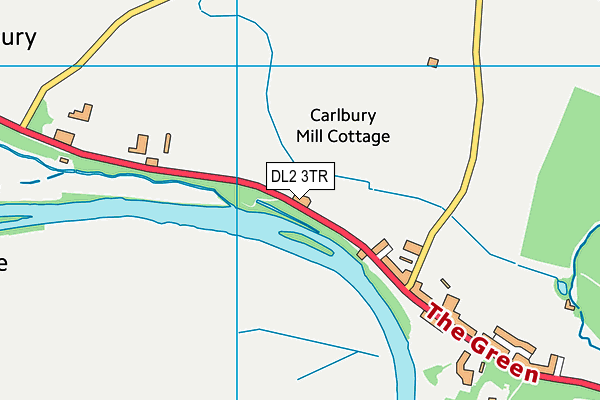 DL2 3TR map - OS VectorMap District (Ordnance Survey)