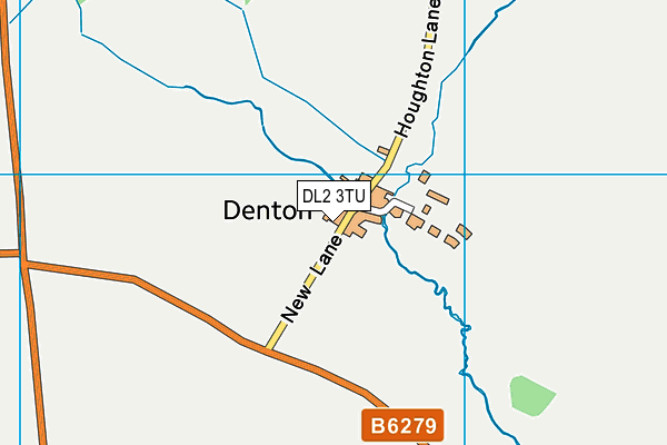 DL2 3TU map - OS VectorMap District (Ordnance Survey)