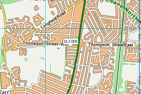 DL3 0EN map - OS VectorMap District (Ordnance Survey)