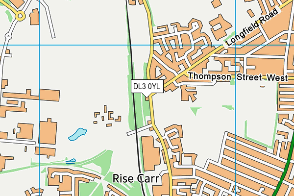 North Park map (DL3 0YL) - OS VectorMap District (Ordnance Survey)