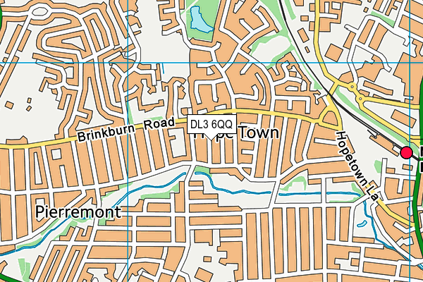 DL3 6QQ map - OS VectorMap District (Ordnance Survey)