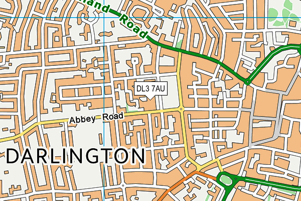 Queen Elizabeth Sixth Form College map (DL3 7AU) - OS VectorMap District (Ordnance Survey)