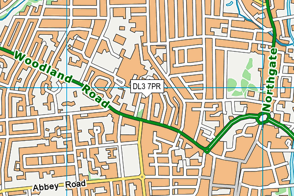 Map of EXELBY RETAIL LTD at district scale