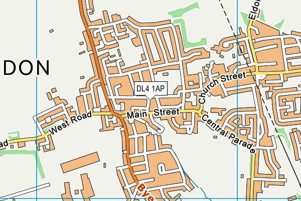 DL4 1AP map - OS VectorMap District (Ordnance Survey)