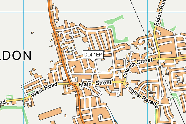 DL4 1EP map - OS VectorMap District (Ordnance Survey)