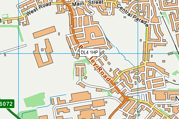 DL4 1HP map - OS VectorMap District (Ordnance Survey)