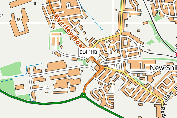 DL4 1HQ map - OS VectorMap District (Ordnance Survey)