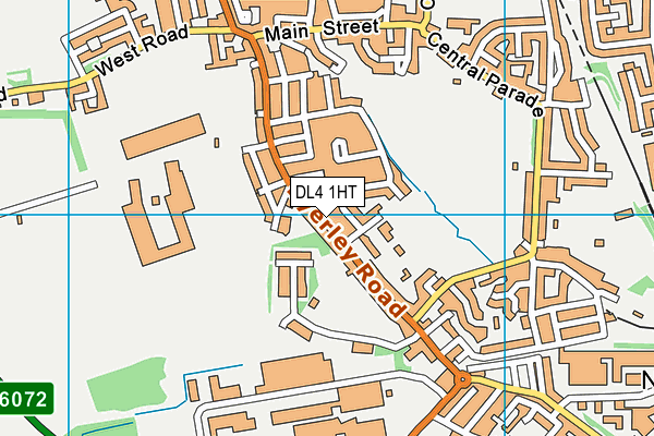 DL4 1HT map - OS VectorMap District (Ordnance Survey)