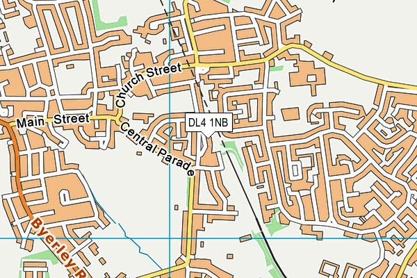 DL4 1NB map - OS VectorMap District (Ordnance Survey)