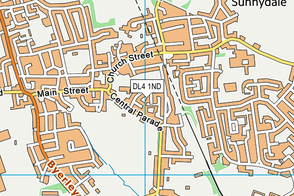 DL4 1ND map - OS VectorMap District (Ordnance Survey)
