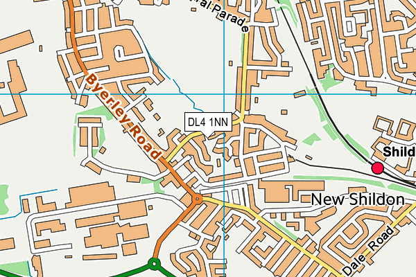 DL4 1NN map - OS VectorMap District (Ordnance Survey)