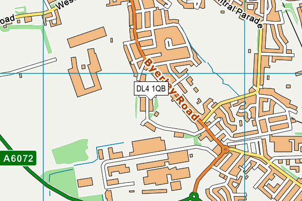 DL4 1QB map - OS VectorMap District (Ordnance Survey)