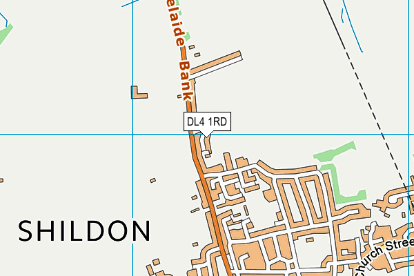 DL4 1RD map - OS VectorMap District (Ordnance Survey)