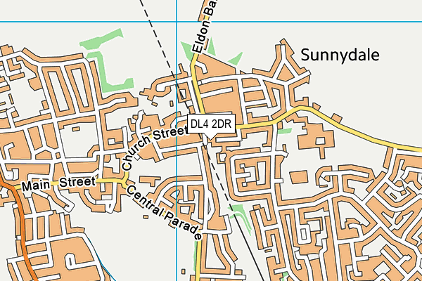 DL4 2DR map - OS VectorMap District (Ordnance Survey)