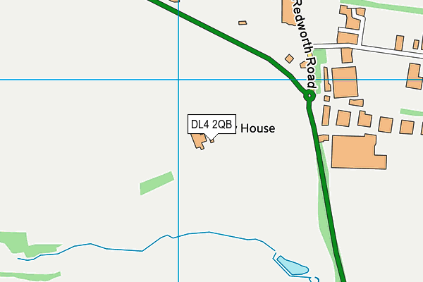 DL4 2QB map - OS VectorMap District (Ordnance Survey)