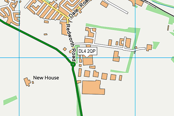 DL4 2QP map - OS VectorMap District (Ordnance Survey)