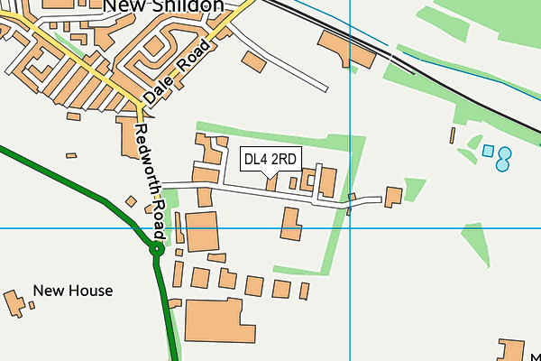 DL4 2RD map - OS VectorMap District (Ordnance Survey)