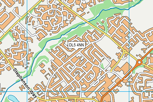 DL5 4NN map - OS VectorMap District (Ordnance Survey)