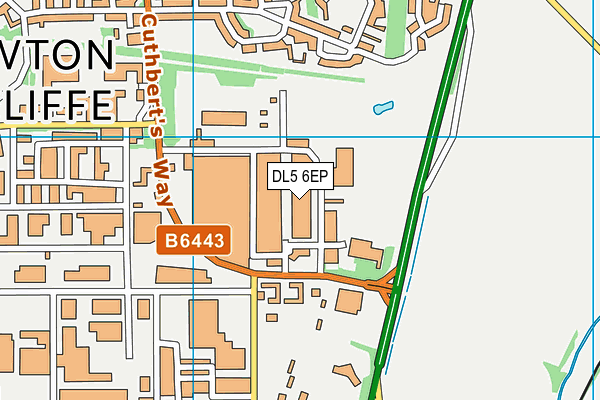 DL5 6EP map - OS VectorMap District (Ordnance Survey)