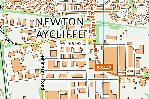 Map of AYCLIFFE FABRICATIONS LIMITED at district scale